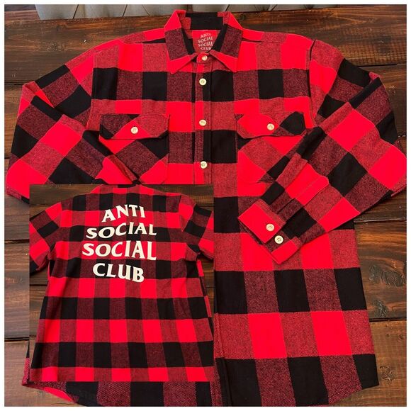 Anti Social Social Club No Expectations Flannel